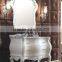 Antique bathroom vanity foshan furniture with marble top and mirror WTS309