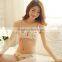 Women One-piece Suits finish Solid push up bra V style cute Sheer bra