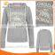 Ladies Hooded Sweatshirt Grey no zipper hoodie jacket hoodie manufacturers cropped top hoodie