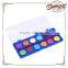 Wholesale 12pcs mini solid powder paint watercolor cakes set professional quality for kids painting