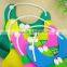 Hot Selling Colorful Baby Bibs, TPE Rubber Baby Food Feeding Pocket,Silicon Baby Bibs