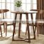 Hotsale small wood round dining table round coffee table round center table