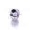 D102 S925 sterling silver jewelry charm,flower charm beads for bracelet