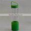 wholesale borosilicate glass bottle water bottle with silicone sleeve 550ml