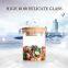 Glass food storage vacuum container with wooden lid N6310