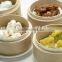 bamboo food steamer set made of Mao bamboo with different sizes