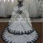 Lace Sweetheart Ball Gown Real Pictures Floor Length Custom Made Long Formal Bridal BW281wedding dresses black and white