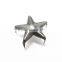 15mm Custom Five-pointed Start Metal Nail Head Claw Studs For Garment