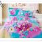 100% Cotton 3D floral Printed 4PCS Bedding Set ,3D Bed Cover Set Made in China