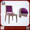 Purple velvet dining chair woodlook metal dining chair