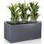 large plant nursery rectangle grc reinforced pot planter