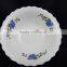 high quality decal ceramic cut edge soup bowls , wholesale ceramic cut edge bowls, ceramic bowls for soup /rice