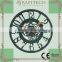 12 Inch Blue Mechanical Decorative Polyresin Clock