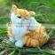 Simulation cat Home Decoration doll stuffed white cat life like