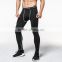 Cheap simple dry fit men's compression sport pants, polyester pants