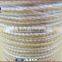 DOCK line|With Loop|premium 2mm-50mm| Pre-Spliced |Double braid polyamides | white/gold