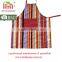 Red Full Length Bib Work Apron for Woman