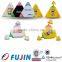 Triangle 3 colors in 1 highlighter for promotion triangle shape items gifts clear highlighter pen/triangle for trampoline