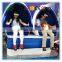 High return VR 360 degree 9d virtual reality egg 2 seats cinema with racing games