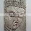 Silver Indoor Bali Wall Buddha Head Polyresin Decoration