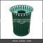 Arlau outdoor Metal Steel wastebasket street