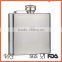 WSJJYY048 sanding polished quality assurance hip flask sets stainless steel hip flask/ liquor flask /drink pot