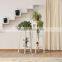 Multilayer wooden flower shelf