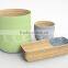 Handmade Bamboo Salad Bowls With New Color, Set Lacquered Bamboo Bowls and Spoons
