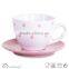 Wholesale Ceramic Tea Cup and Saucer Set