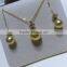 gold new design Freshwater Pearl jewelry