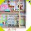 2017 Wholesale Best Three Floors Wooden Modern Dollhouse W06A247