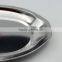 Custom made deep stainless steel dinner plate & dishes with thick wall
