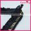 wholesale fashion keering supply gold chain decorative cotton tassel fringe trim for dresses WTPE-003