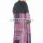 Islamic Wholesale Clothing Belt Retro Pattern Loose Open Jacket Abaya