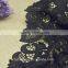 Black Laser Embroidery Fabrics