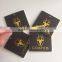 2016 Custom gold stamping thick hang tags with excellent quality