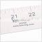 Aluminum Garment Ruler 24 inch Fashion Design Imperial Vary Form Curves Kearing brand#6224A