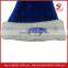 2017 Factory direct sales BLUE crazy christmas hats