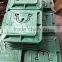 square fiber manhole cover with frame