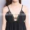 guangzhou ladies clothing black box pleat peplum top black, blusa cropped, clothes online