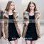 Europe style woman raw colour raccoon fur vest lady faux fur waistcoat winter sleeveless coat