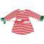 Baby Frock Design Casual Dress Ruffle Stripe Girls Boutique Dress Children Cotton Dresses