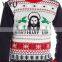 Custom Ugly Christmas Sweater Men's Jesus B-Day Sweater