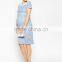 2015 Elegant Body Con Fit Lace Dress With Chiffon Maternity Dress
