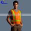 Fashion flashing led waistcoat 100% polyester security hi vis vest