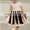 100% Cotton Girls Ruffle Dress Children Long Frocks Designs 4th of July Boutique Outfit
