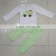 charming chevron embroidery wholesale kids clothing sets