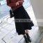 Custom Autumn Skirts Casual Women Long Woolen A-line Skirts,Fashion Thick Winter Woolen Long Skirts For Women