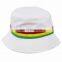 China Factory OEM New Fashion Womens Girls Rainbow Summer Boonie Beach Outdoor Sunscreen Bucket Hat