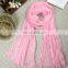 Cape Yarn Wide Large Size Thin Scarf Multi Colors Fashion Women Shawl Trendy Female Breathable Scarf Whole Colored